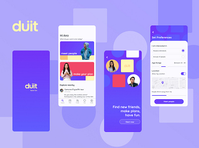 Duit Mobile App- Friends and Fun