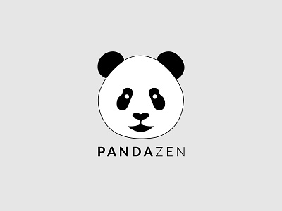 Panda Minimalist Logo Design animal animal logo design black and white brand identity creative logo graphic design graphic designer logo logo design logo design branding logodesign logodesigner minimal logo design minimalist logo design modern logo design panda panda logo pandazen professional logo design unique logo