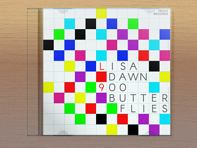 900 Butterflies album cover concept design graphic design