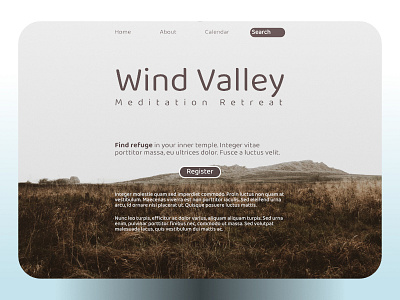 Wind Valley Web Design ui ui design web web design