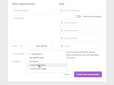 Simple materialized based dropdown