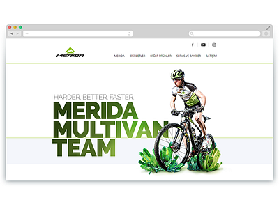 Merida Turkey HomePage ui ux web design