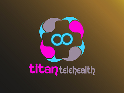 Titantelehealth concept art branding business card design graphic design illustration illustrator logo vector