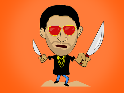 Sticker - Circuit bollywood character character design chat app illustration sticker