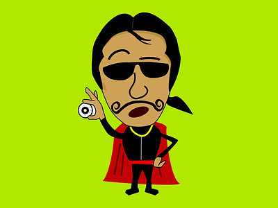 Crime Master Gogo bollywood character character design chat app illustration sticker