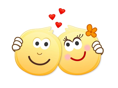 Sticker - Sweetheart character character design chat app emoticons illustration sticker