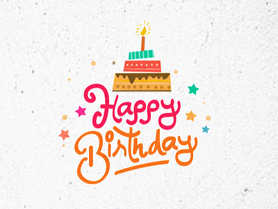 Happy Birthday! happy birthday illustrator stickers typo typography