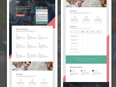 Landing page - WIP app colors design interface landing page mobile ui web design web site website