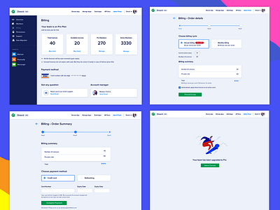 Admin Screens admin app dashboard ui user interface