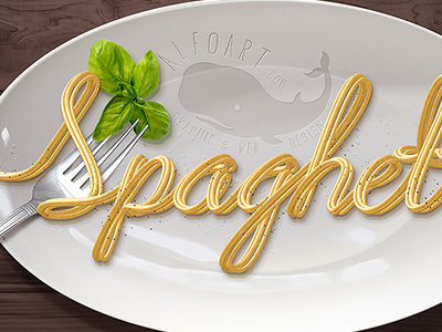 Spaghetti Text Effect