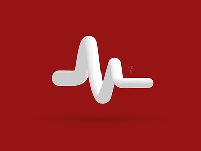 Heart Rate Logo cardiology ecg heart rate logo