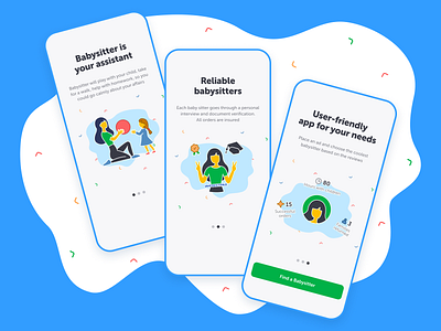 Kidsout Onboarding Screens