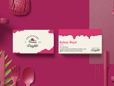 Cheesecake Delights - Business Cards