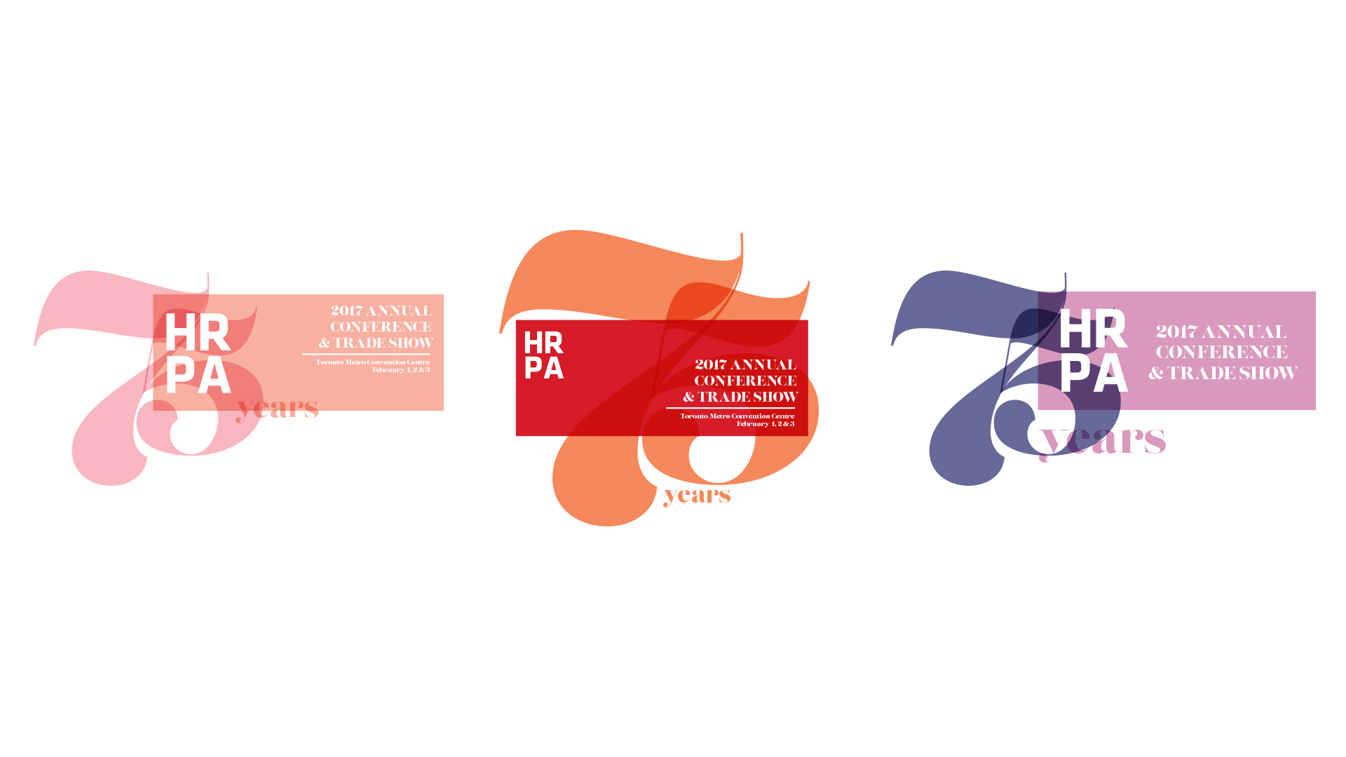 HRPA 75th Annual Conference Logo Concepts by Brad Dawson on Dribbble