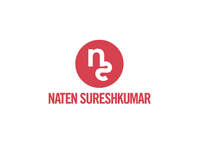 Logo for Naten Sureshkumar branding design film identity india logo logotype red tamil toronto type