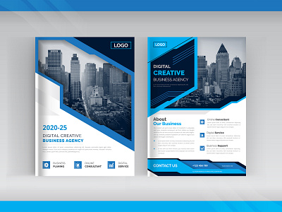 Creative business flyer design