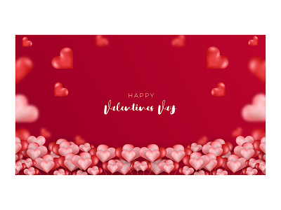 Happy valentines day luxury background