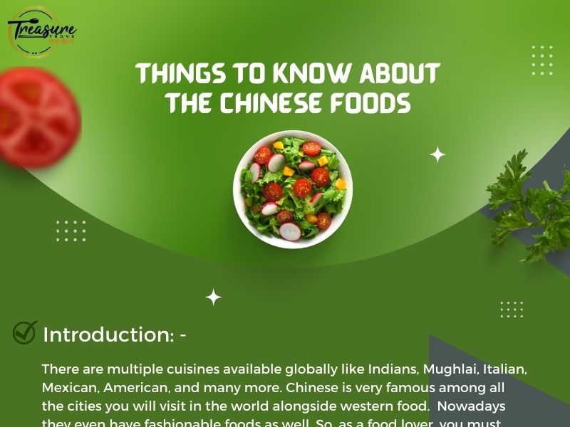Things to know about the Chinese foods by Treasuretrove on Dribbble