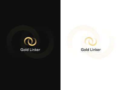 Gold Linker app branding flat gradient icon illustration illustrator logo ui vector