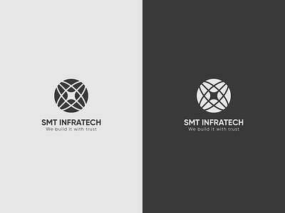 Infrastructure branding branding design flat icon illustrator logo ui vector