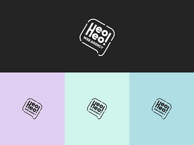 HeoHeo ! agency website branding design flat icon illustrator logo logo design logodesign logos logotype typography ui vector web agency