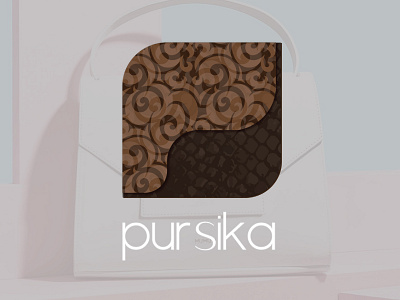 Pursika - Ladies purse brand branding graphic design ladies purse logo minimal