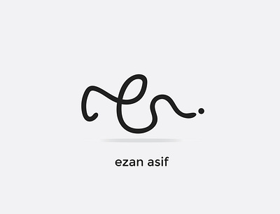 e-a minimal identity. branding graphic design icon identity illustrator logo minimal modern personal logo portfolio vector