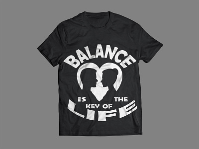 Balance is the key of life branding calligraphy design graphic design icon illustration illustrator logo typography vector