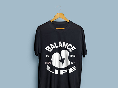 Balance is key of life branding calligraphy design graphic design icon illustration illustrator typography vector