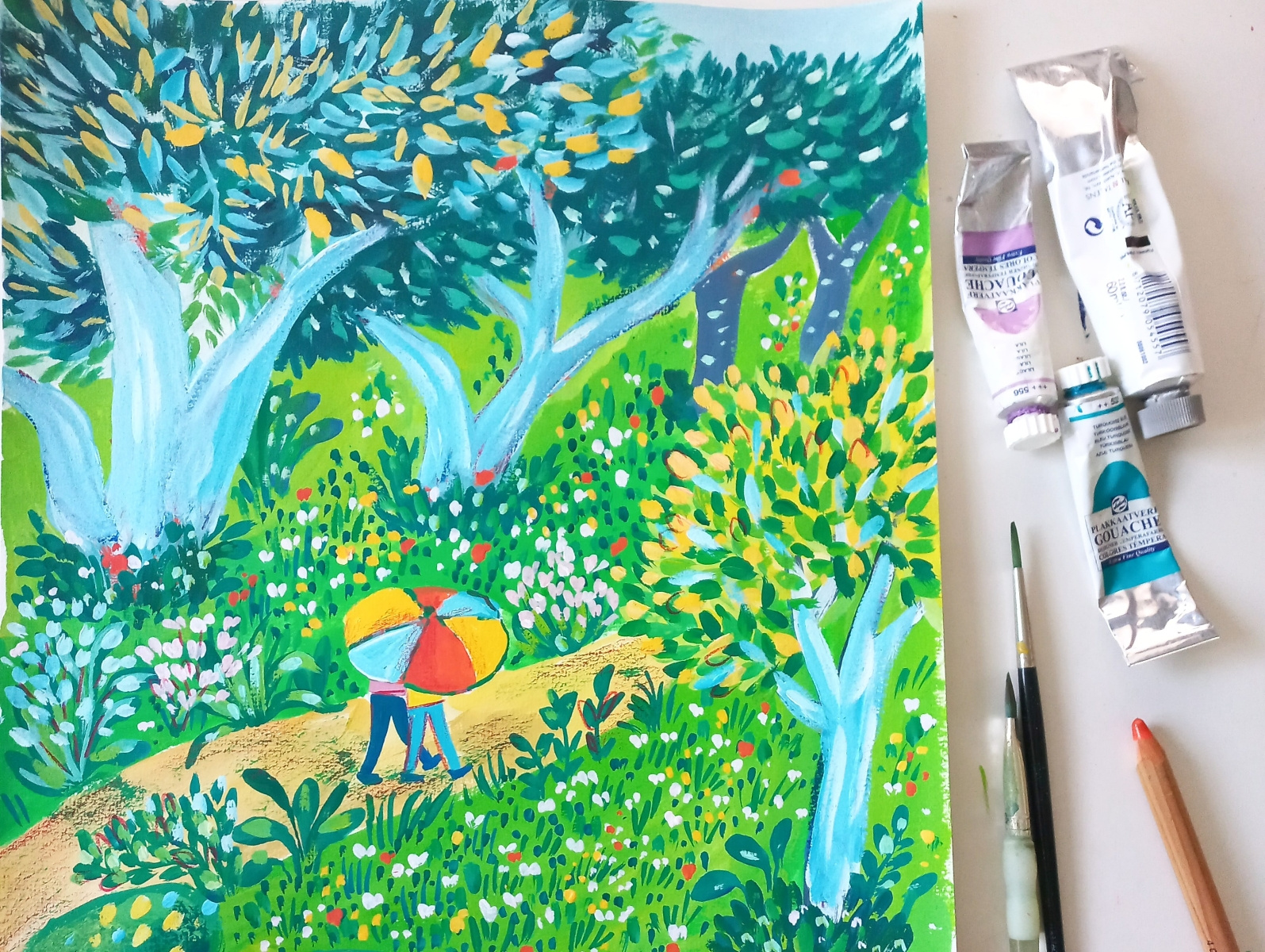 Nature Walk By AnnaIvanir On Dribbble