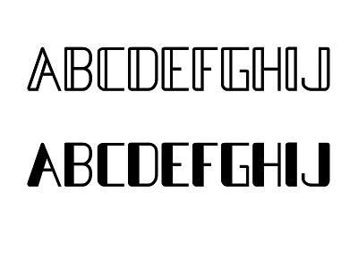 Zenith - working on a new type font hand written script type typeface