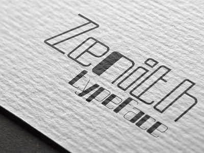 Zenith typeface brand circle font futuristic geometric headline logo modern popular rounded sans-sefif typeface