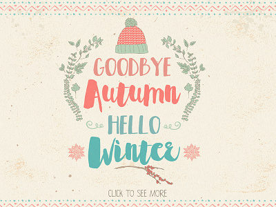 Winter Tales - new project - font and illustrations font grunge illustration texture typeface winter