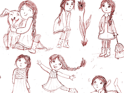 Character sketch character character design children book drawing illustration kids pencil sketch