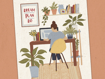 Dream.Plan.Do. - greeting Card