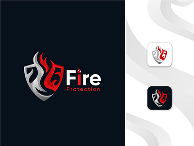 Fire Protection Vector Logo Design, 3d fire logo 3d logo best logos brand identity branding business logo company logo creative logo design fire logo graphic design letter logo design logo logo design logo designer logo designing logos modern logo top logo vector logo