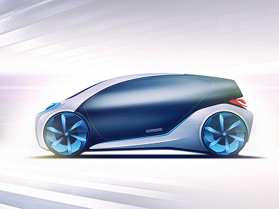 Electric vehicle concept automotive car cardesign concept electric electric vehicle ev illustration power sketch solar vehicle