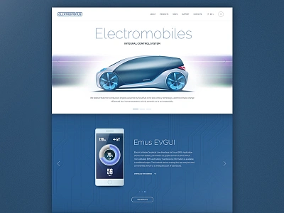 Electromobiles control systems app battery bms car cell electric electromobile innovative solar systems web webdesign