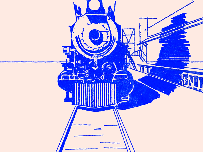 Looping Buster animation buster keaton frame to frame gif hat man railway rotoscope rotoscoping suit train