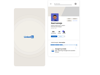 LinkedIn Redesign design figma linkedin linkedinredesign logo mordern newui redesign reetkukreja ui uiux ux