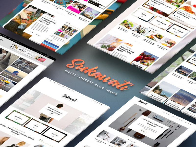 Sukawati ecommerce woocommerce shop personal food lifestyle fashion website blog theme ui wordpress