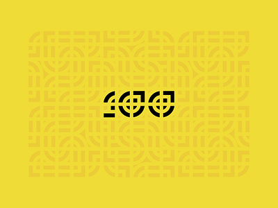 B100 - Exploration 100 brand branding geometric identity pattern tile