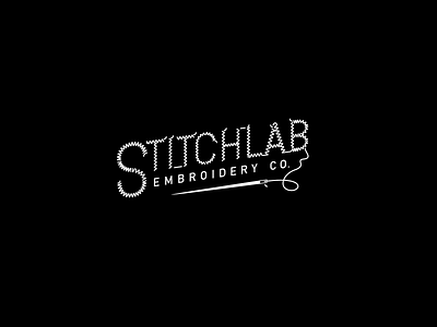 StitchLab Embroidery Co - Wordmark by Robert Ignasiak on Dribbble