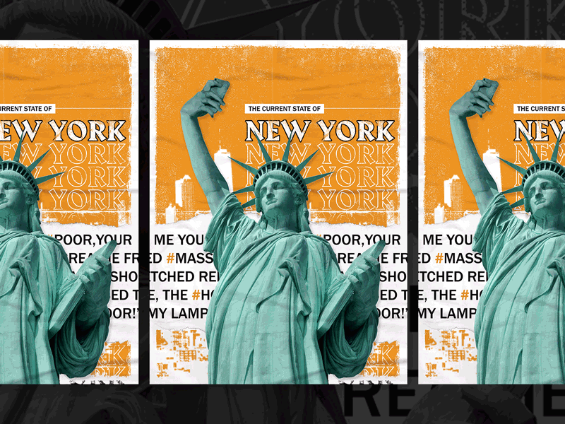 (current state of) New York - Poster