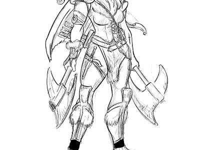 huntress coloring pages