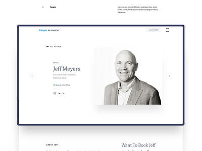 Meyers Research - People branding case study meyers people ui ux