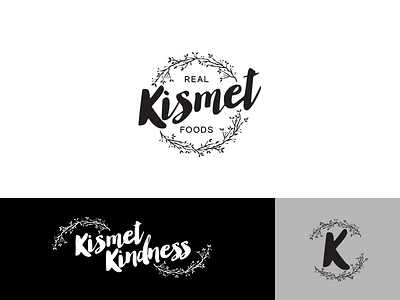 Kismet Real Foods branding food foods kismet logo organic real