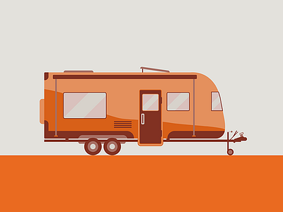 Caravan camp camping caravan icon mlc