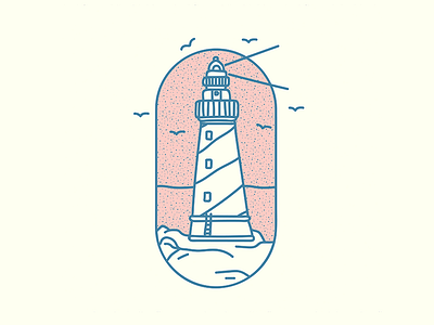 Lighthouse illustration koben lighthouse tattoo tshirts