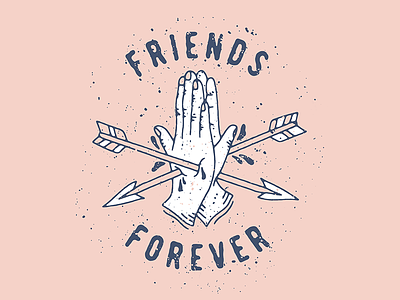 Friends Forever bff design drawing friends illustration tattoo